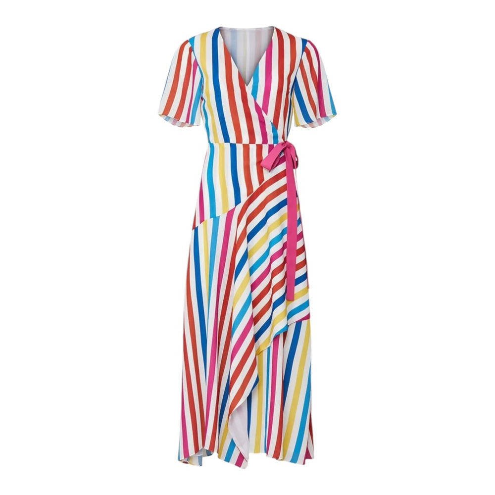 Color Me Courtney Taira Wrap Dress